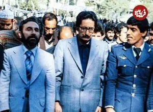 عکس| سفر در زمان؛ «شهید بهشتی» و «ابوالحسن بنی‌صدر» در مجلس؛ سال 59