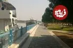 عکس| سفر زمان؛ ساحل خرمشهر ۱۱۱ سال پیش چگونه بود؟