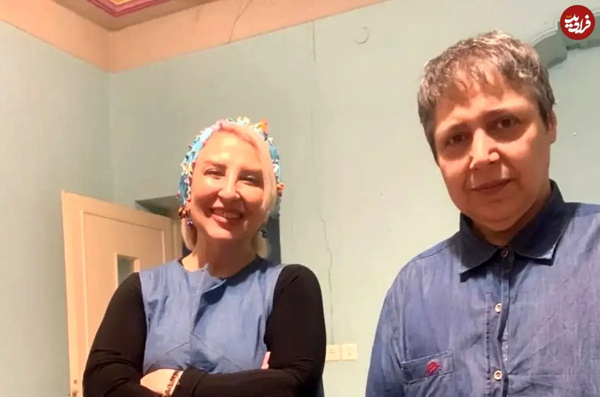 عکس| سفر در زمان؛ «مازیار لرستانی» در 55 سالگی و در کنار پدرش در بیمارستان؛ سال 1400