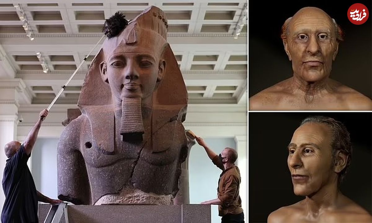 (تصاویر) بازسازی چهره قدرتمندترین فرعون مصر  