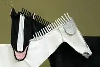 خلاقیت هنرمندی که «لباس‌های روی بند» را به تصاویر بامزه تبدیل می‌کند