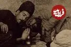 عکس| سفر زمان؛ شش مرد تریاکی در حال نشئگی در یک خرابه در تهران؛ 130 سال قبل