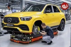 ببینید| مراحل صفر تا صد تولید مرسدس بنز شاسی بلند GLE