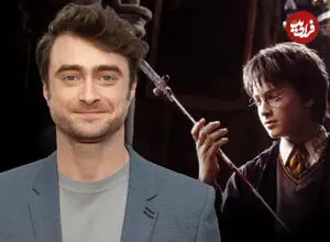 عکس| دنیل ردکلیف در کنار پسر سه‌ساله‌اش به تماشای فیلم Harry Potter نشست