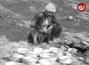 عکس| سفر به ایران قدیم؛ خانه‌های روستایی در نزدیکی گرگان؛ یک قرن قبل