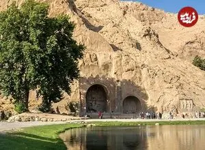 عکس| سفر به ایران قدیم؛ عوارضی جادۀ کرمانشاه؛ سال 1312