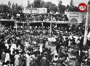 عکس| سفر در زمان؛ نمایی از برگزاری آیین تعزیه در دوران قاجار