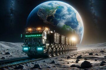 ساخت راه‌ آهن در کره ماه