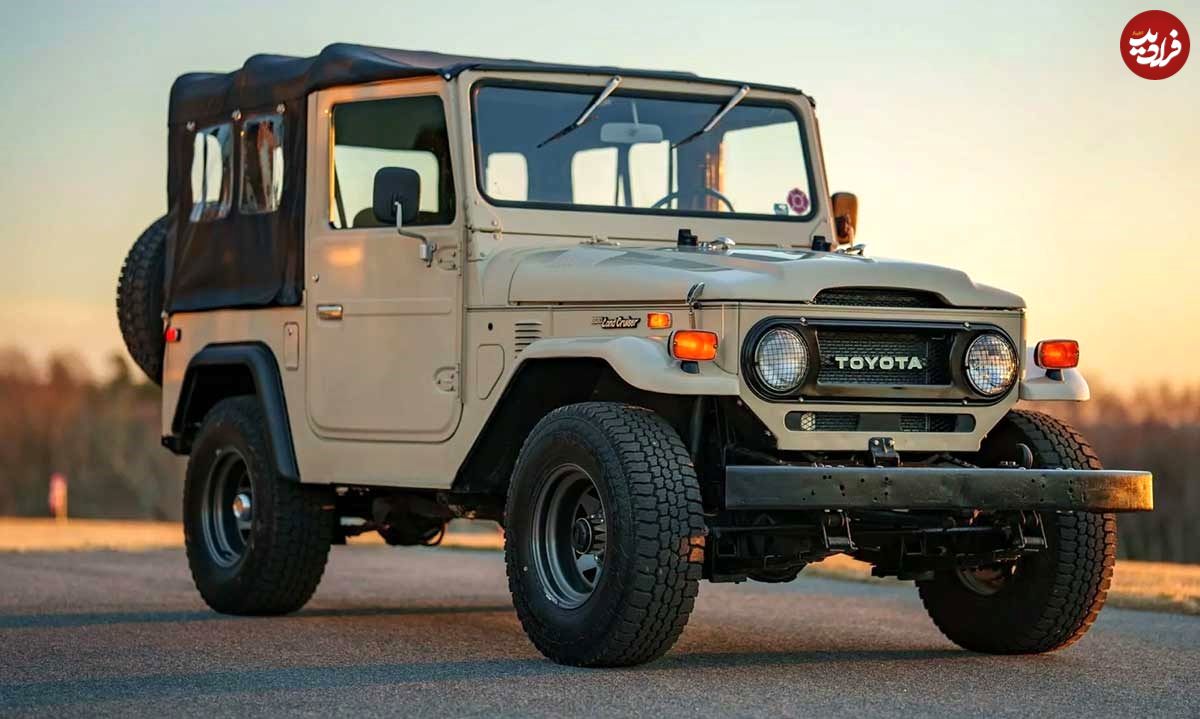 تصاویر؛ بازتولید تویوتا لندکروزر FJ40 با پیشرانه V8 آمریکایی!