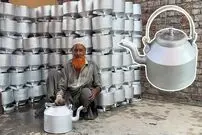 (ویدئو) مراحل دیدنی ساخت کتری با ضایعات آلومینیوم