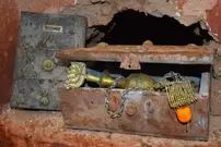 (ویدئو) لحظه کشف صندوقچه باستانی رازآلود توسط یک شکارچی گنج خوش شانس