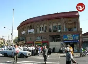 عکس| سفر به تهران قدیم؛ تصویری رنگی شده از «چهارراه مولوی»؛ دهه 30