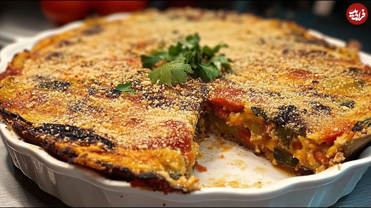 ببینید؛ طرز تهیه کیک گوشت و بادمجان به روش آشپز ماهر ایتالیایی