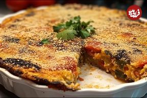 ببینید؛ طرز تهیه کیک گوشت و بادمجان به روش آشپز ماهر ایتالیایی