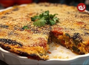 ببینید؛ طرز تهیه کیک گوشت و بادمجان به روش آشپز ماهر ایتالیایی