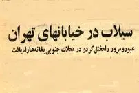 عکس؛ سفر در زمان؛ نصف تهران را سیل برد!