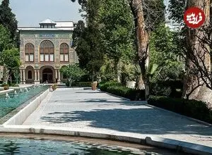 عکس| سفر زمان؛ تصویری از «گلخانۀ سلطنتی» در حیاط کاخ گلستان؛ 130 سال قبل