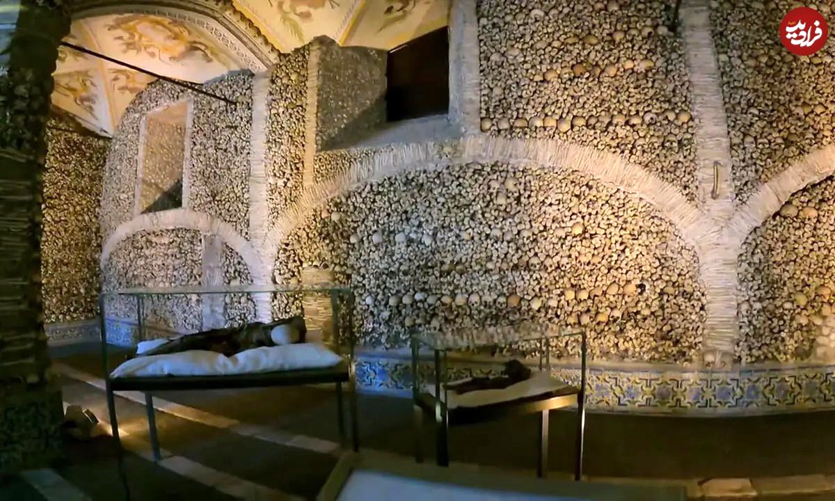 ببینید؛ کلیسایی که با جمجمه و استخوان انسان بنا شده است!