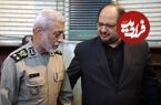 عکس؛ سفر در زمان؛ «سرلشکر باقری در مراسم ختم همسر امیر صالحی، فرمانده سابق ارتش»؛ سال 95