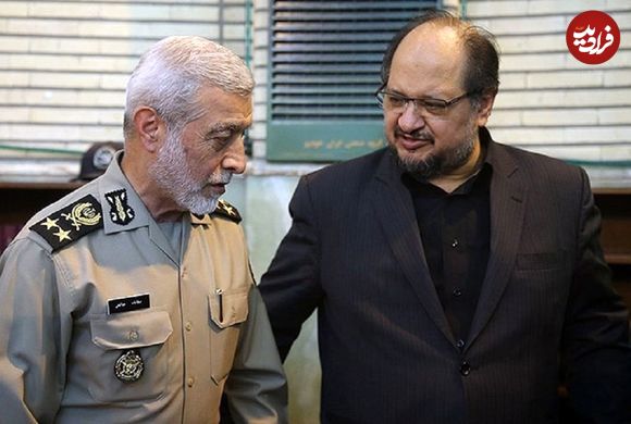 عکس؛ سفر در زمان؛ «سرلشکر باقری در مراسم ختم همسر امیر صالحی، فرمانده سابق ارتش»؛ سال 95