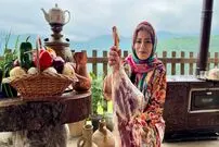 ببینید؛ غذای روستایی در ایران؛ پخت خورشت و کباب با گوشت بره در روستایی سرسبز