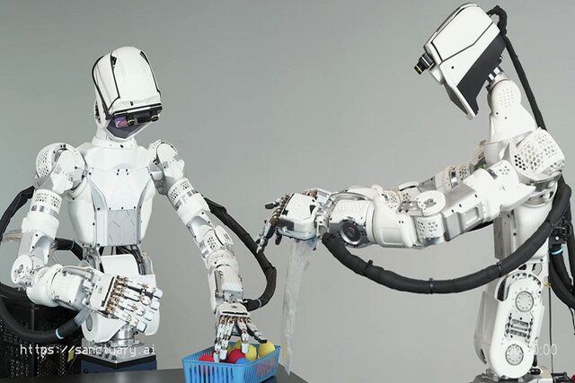 رباتی که کارهای ساده را با سرعتی مشابه انسان انجام می‌دهد