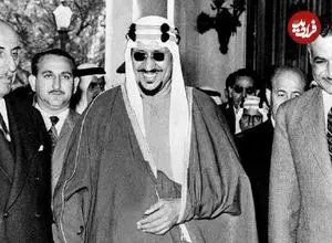 عکس| سفر در زمان؛ «ملک سعود، پادشاه عربستان» در مقابل یک دندانپزشکی در ایتالیا؛ سال 1366