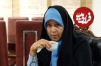 عکس؛ سفر در زمان؛ «فائزه هاشمی» در 35 سالگی در یک نشست خبری؛ سال 1376