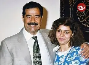 عکس| سفر به گذشته؛ مراسم عروسی «رنا دختر صدام» با «صدام کامل المجید»؛ سال 1365