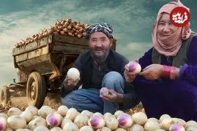 ببینید| غذای روستایی در افغانستان؛ پخت یک خوراک خاص با شلغم و گوجه