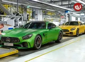 ببینید| مراحل ساخت خودروی مرسدس بنز AMG SL در آلمان