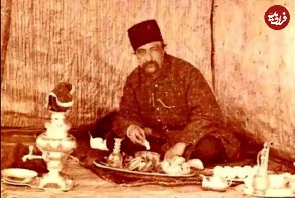 عکس| سفر زمان؛ «ناصرالدین شاه» در سال‌های پایانی عمرش در منطقه دشت لار