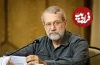 عکس| سفر زمان؛ علی لاریجانی در حال روبوسی با رهبر شهید؛ سال 77