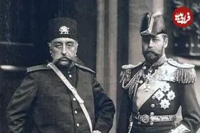 عکس| سفر به گذشته؛ «محمدعلی شاه» در دوران کودکی و در کنار پدرش «مظفرالدین شاه»
