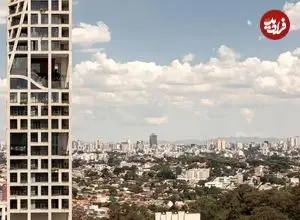 تصاویر| معماری متفاوت یک برج با اسکلت آشکار!