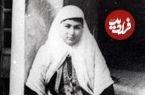 عکس؛ سفر به تاریخ؛ «باغبان‌باشی، زن صیغه‌ای ناصرالدین شاه» با ملاقه دم در آشپزخانه