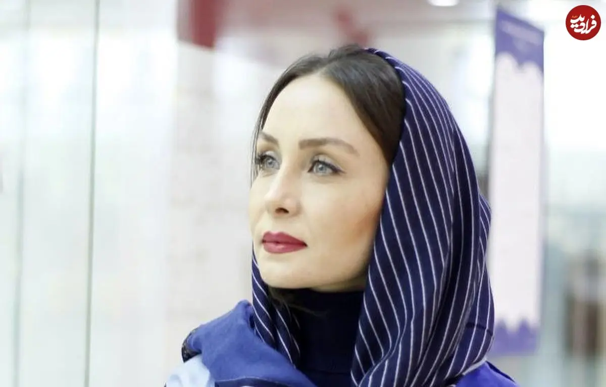 عکس| سفر زمان؛ «حدیث فولادوند» با چادر در حرم امام رضا (ع)؛ سال 96