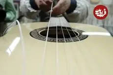 ببینید| مراحل دیدنی ساخت گیتار کلاسیک در کارگاهی در کره جنوبی