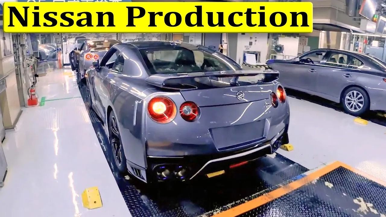 (ویدئو) مراحل ساخت خودروهای لوکس ژاپنی «نیسان» در کارخانه