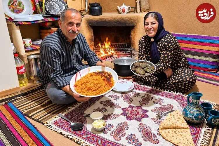 ببینید| غذای روستایی در ایران؛ پخت استانبولی و کوکو سبزی به روش سنتی