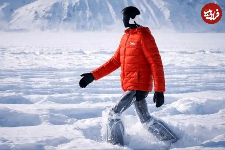 عکس| پیاده‌روی ۱۳۰ هزار قدمی ربات انسان‌نمای چینی در دمای منفی ۴۷ درجه
