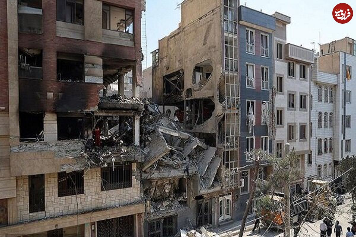 عکس؛ سفرای کشورهای مختلف جهان از نقاط مورد اصابت تهران بازدید کردند