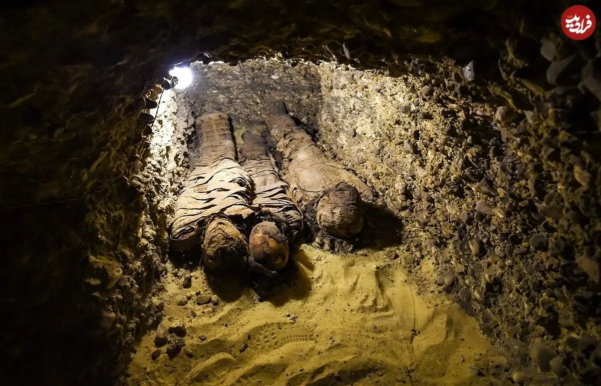 تصاویر؛ کشف مقبره‌ای مربوط به مصر باستان با 50 مومیایی