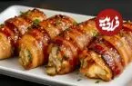 ببییند| طرز تهیه یک غذای جدید آمریکایی با 2 سینه مرغ و 150 گرم قارچ