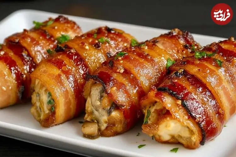 ببییند| طرز تهیه یک غذای جدید آمریکایی با 2 سینه مرغ و 150 گرم قارچ