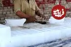 عکس| سفر به ایران قدیم؛ «یخ‌فروش اصفهانی و الاغش» در دوران ناصرالدین شاه