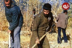 عکس؛ سفر در زمان؛ «پدر، مادر و همسر و فرزندان عباس بابایی» بعد شهادت؛ دهه 60