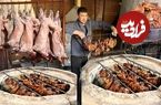 ببینید؛ غذای خیابانی در ازبکستان؛ کباب کردن گوشت گوسفند به روش متفاوت تاشکندی ها