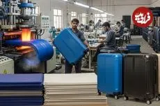 ببینید| فرآیند تولید انبوه چمدان مسافرتی در پاکستان