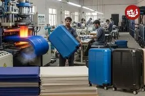 ببینید| فرآیند تولید انبوه چمدان مسافرتی در پاکستان